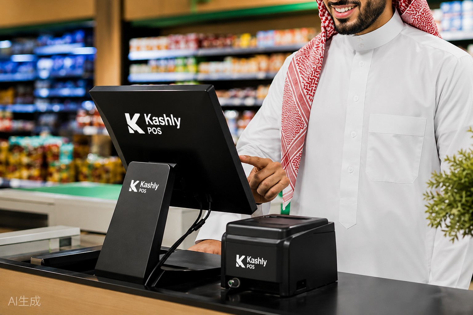 كاشير كاشلي في بقالة سعودية